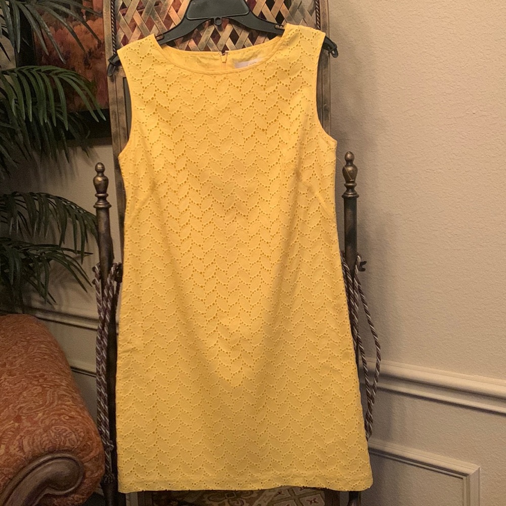 LOFT  Cute yellow summer dress.